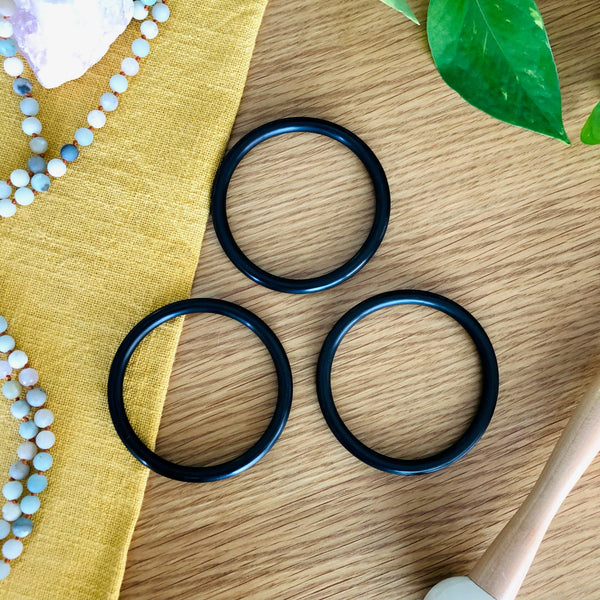 BLACK O-RINGS FOR CRYSTAL SINGING BOWLS