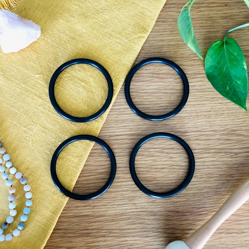 BLACK O-RINGS FOR CRYSTAL SINGING BOWLS