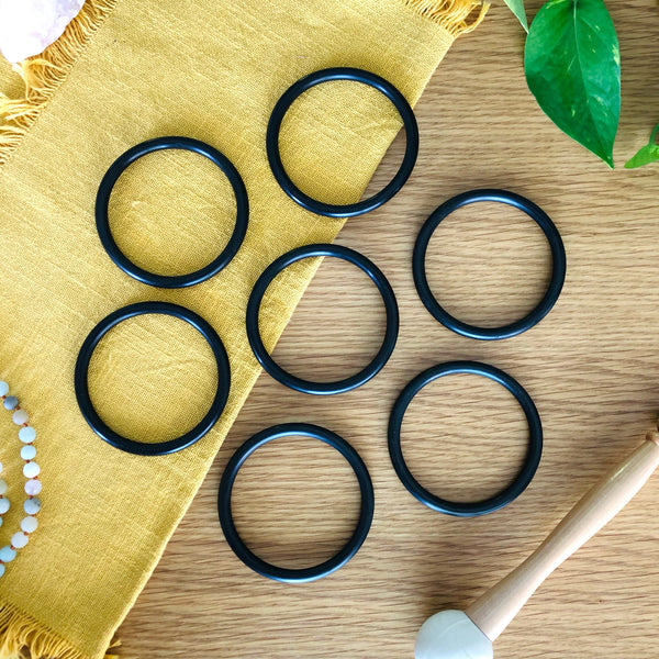 BLACK O-RINGS FOR CRYSTAL SINGING BOWLS