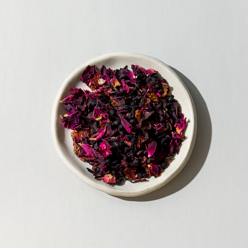 Ruby Rose Tea, a loose leaf organic tea by Organic Merchant