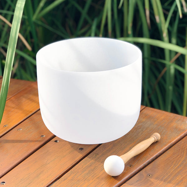 SHARP NOTE F# | 9' CRYSTAL SINGING BOWL