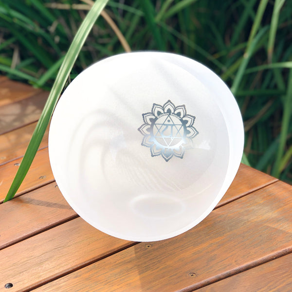 SHARP NOTE F# | 9' CRYSTAL SINGING BOWL
