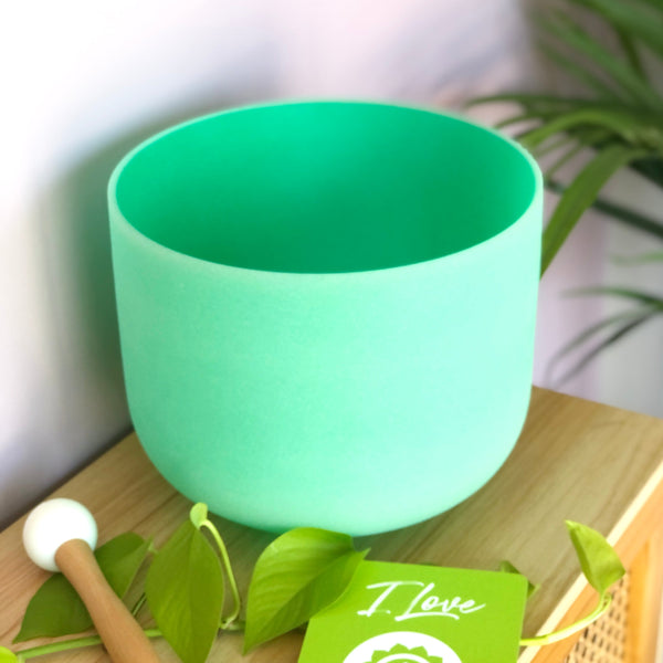 Heart Chakra Crystal Singing Bowl