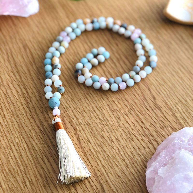 MEDITATION PACK: MALA BEADS & CHAKRA CARDS