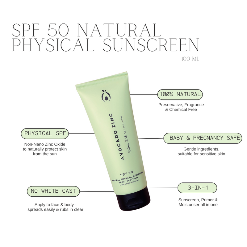 SPF 50 NATURAL PHYSICAL SUNSCREEN