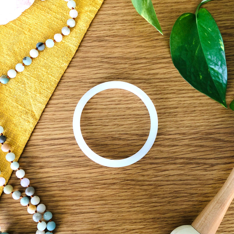 WHITE O-RINGS FOR CRYSTAL SINGING BOWLS
