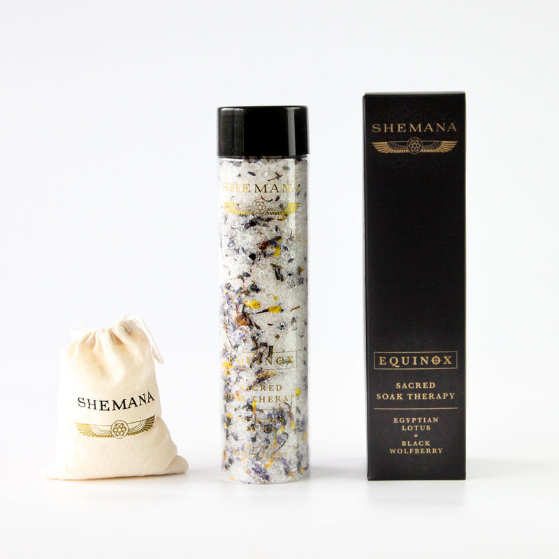 EQUINOX - SACRED BATH SOAK - EGYPTIAN LOTUS + BLACK WOLFBERRY