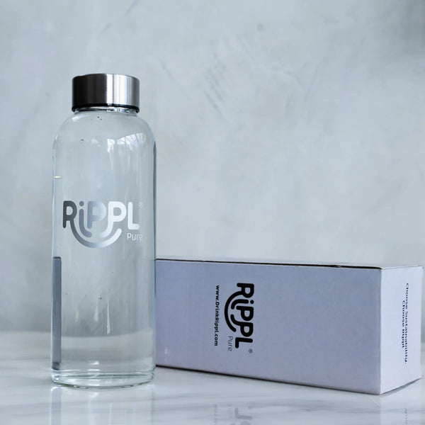Rippl® Pure Glass Drink Bottle - 450ml