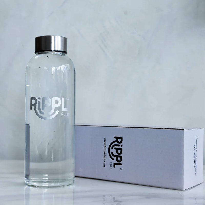 Rippl® Pure Glass Drink Bottle - 450ml